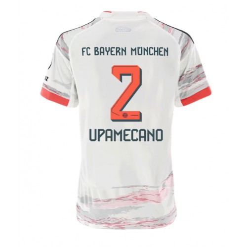 Dres Bayern Munich Dayot Upamecano #2 Gostujuci za Žensko 2025-26 Kratak Rukav